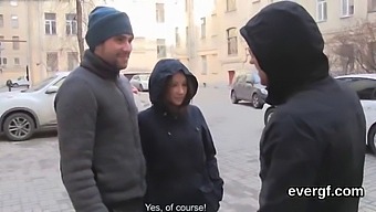 A Man Without Money Lets His Attractive Partner Have Sex With Another Person For Money, Involving A Threesome And Oral Sex
