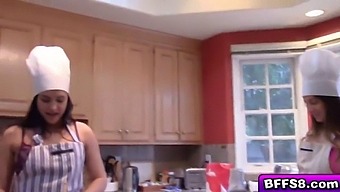Three Stunning Women Share A Massive Shaft On Valentine'S Day