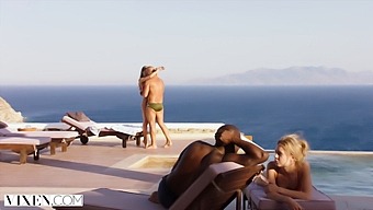 Blonde Teen Model Enjoys Intense Doggystyle And Facial In Public