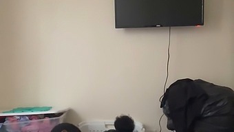 Unwittingly Captured On Camera: Ebony Pornstar'S Surprise