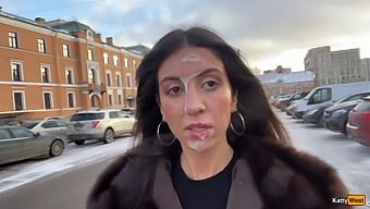 Unexpectedly Pleasured In A Parking Lot By A Stranger Who Gave Me Oral Sex And Walked Around With Cum On My Face - Cumsturb
