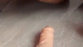 Big Ass Takes Deep Penetration With A Dildo